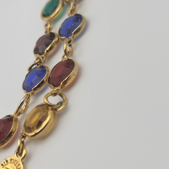 Crystals by Bellagio USA Multicolor Gemstone Necklace 34" - Picture 11 of 16